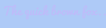Image with Font Color BDBCF9 and Background Color AECAF7